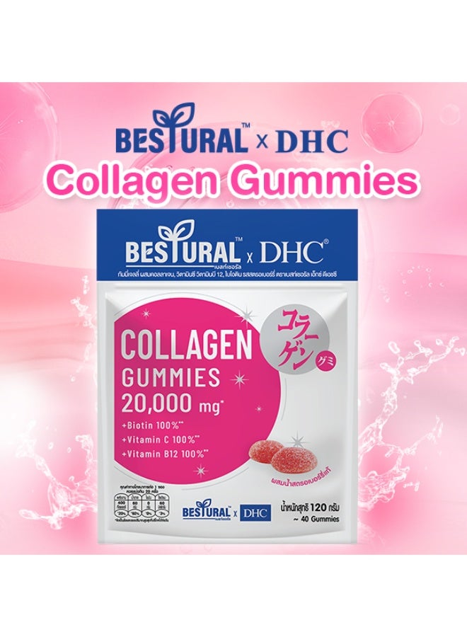 Besturla x DHC Collagen Gummies 20,000mg 40Gummies